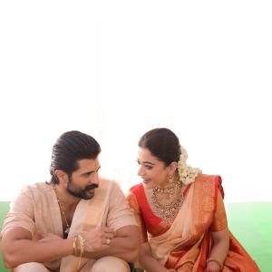 Vijay Deverakonda & Rashmika Mandanna’s Satyanarayana Swamy Puja