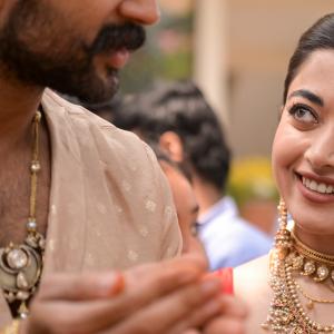 Vijay Deverakonda & Rashmika Mandanna’s Satyanarayana Swamy Puja