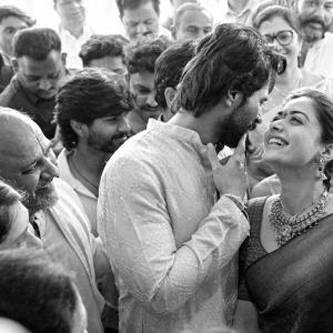 Vijay Deverakonda & Rashmika Mandanna’s Satyanarayana Swamy Puja