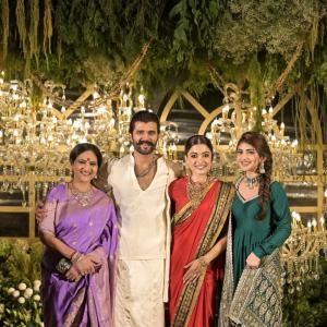 Vijay Deverakonda and Rashmika Mandanna's Stunning Wedding Reception in Hyderabad