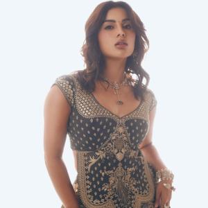 Actress Samyuktha Menon in Elegant Traditional Lehenga Choli