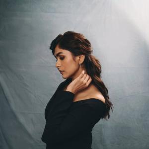 Actress Mrunal Thakur Exudes Elegance in Black Outfit