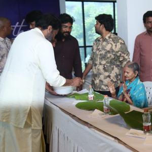 Chiranjeevi Attends Ram Charan Birthday Celebrations at Blood Bank - Event Stills