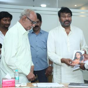 Chiranjeevi Attends Ram Charan Birthday Celebrations at Blood Bank - Event Stills