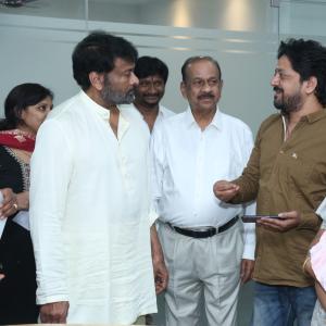 Chiranjeevi Attends Ram Charan Birthday Celebrations at Blood Bank - Event Stills
