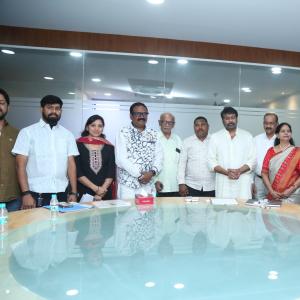 Chiranjeevi Attends Ram Charan Birthday Celebrations at Blood Bank - Event Stills