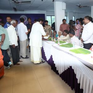 Chiranjeevi Attends Ram Charan Birthday Celebrations at Blood Bank - Event Stills