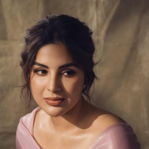 Actress Samyukta Menon in Elegant Pink Gown