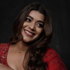 Actress Yamini Bhaskar's Stunning Look in Red Lehenga Choli