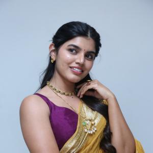 Gayathri Ramana in Traditional Yellow Saree