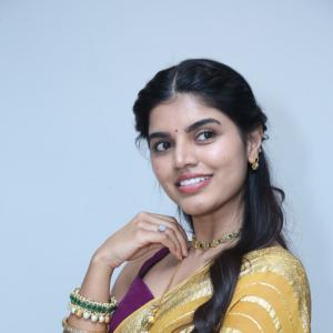 Gayathri Ramana in Traditional Yellow Saree