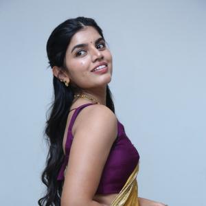 Gayathri Ramana in Traditional Yellow Saree