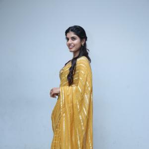 Gayathri Ramana in Traditional Yellow Saree