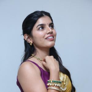 Gayathri Ramana in Traditional Yellow Saree