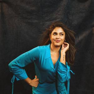 Actress Faria Abdullah Shines In Classy Teal Look
