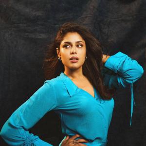 Actress Faria Abdullah Shines In Classy Teal Look