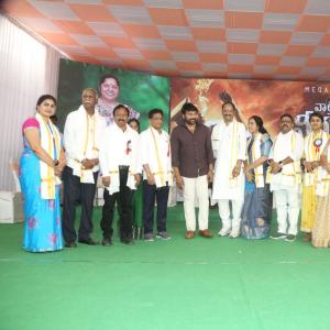 Chiranjeevi at Chitrapuri Colony MIG Houses Opening