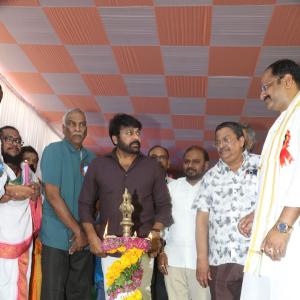 Chiranjeevi at Chitrapuri Colony MIG Houses Opening