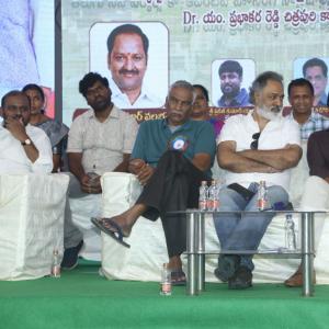 Chiranjeevi at Chitrapuri Colony MIG Houses Opening