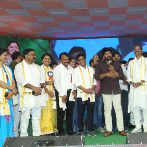Chiranjeevi at Chitrapuri Colony MIG Houses Opening