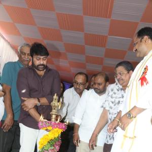 Chiranjeevi at Chitrapuri Colony MIG Houses Opening