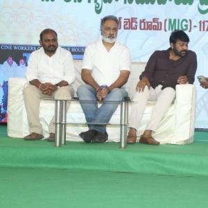 Chiranjeevi at Chitrapuri Colony MIG Houses Opening