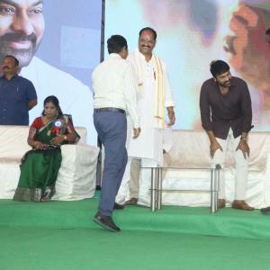 Chiranjeevi at Chitrapuri Colony MIG Houses Opening