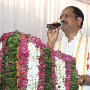 Chiranjeevi at Chitrapuri Colony MIG Houses Opening
