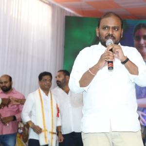 Chiranjeevi at Chitrapuri Colony MIG Houses Opening