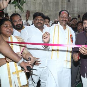 Chiranjeevi at Chitrapuri Colony MIG Houses Opening