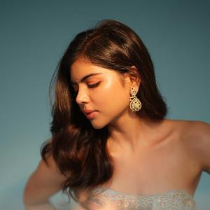 Kalyani Priyadarshan Stuns in Elegant Light Blue Lehenga Look