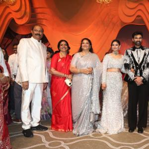 Bellamkonda Sai Sreenivas and Kavya Reddy Grand Wedding Reception in Hyderabad