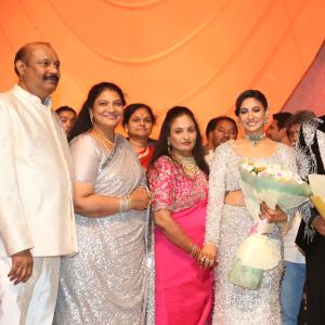 Bellamkonda Sai Sreenivas and Kavya Reddy Grand Wedding Reception in Hyderabad