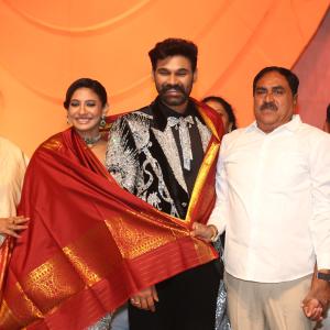 Bellamkonda Sai Sreenivas and Kavya Reddy Grand Wedding Reception in Hyderabad