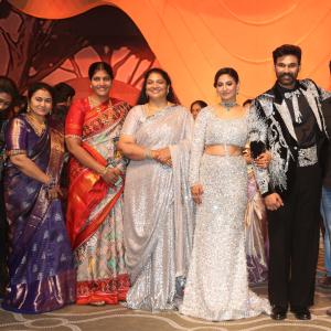 Bellamkonda Sai Sreenivas and Kavya Reddy Grand Wedding Reception in Hyderabad