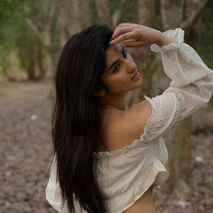 Pragya Nagra Elegant Off-Shoulder White Look Photoshoot