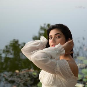 Pragya Nagra Elegant Off-Shoulder White Look Photoshoot