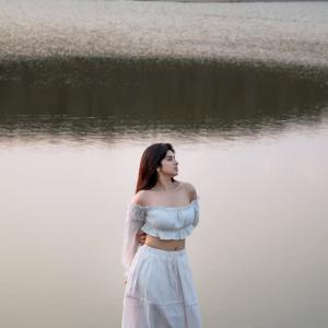 Pragya Nagra Elegant Off-Shoulder White Look Photoshoot
