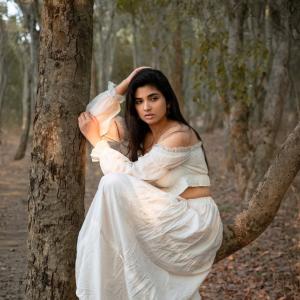 Pragya Nagra Elegant Off-Shoulder White Look Photoshoot
