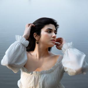 Pragya Nagra Elegant Off-Shoulder White Look Photoshoot