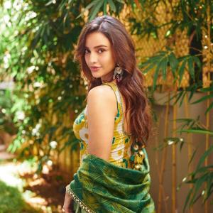 Actress Tripti Dimri Shines in Floral Ethnic Look