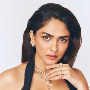 Mrunal Thakur Stylish Black Outfit Photoshoot 2026