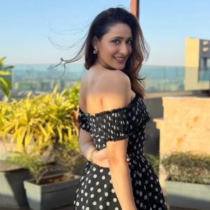 Pragya Jaiswal Outdoor Photoshoot in Polka Dot Dress 2026