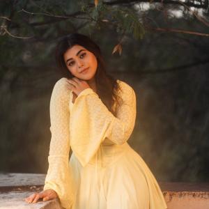 Yamini Bhaskar in Elegant Yellow Dress