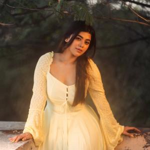 Yamini Bhaskar in Elegant Yellow Dress