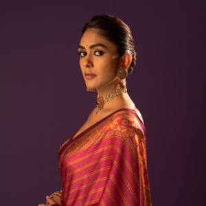 Mrunal Thakur in Traditional Saree
