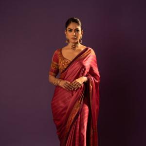 Mrunal Thakur in Traditional Saree