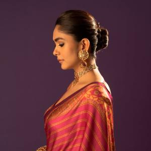 Mrunal Thakur in Traditional Saree