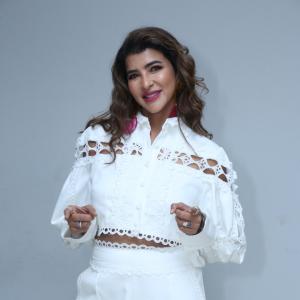 Actress Lakshmi Prasanna Elegant All-White Fashion Portrait
