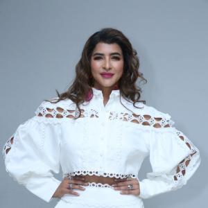 Actress Lakshmi Prasanna Elegant All-White Fashion Portrait